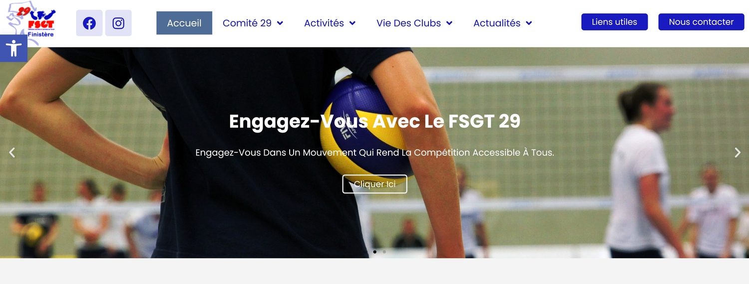 Le réseaux des sites FSGT 29